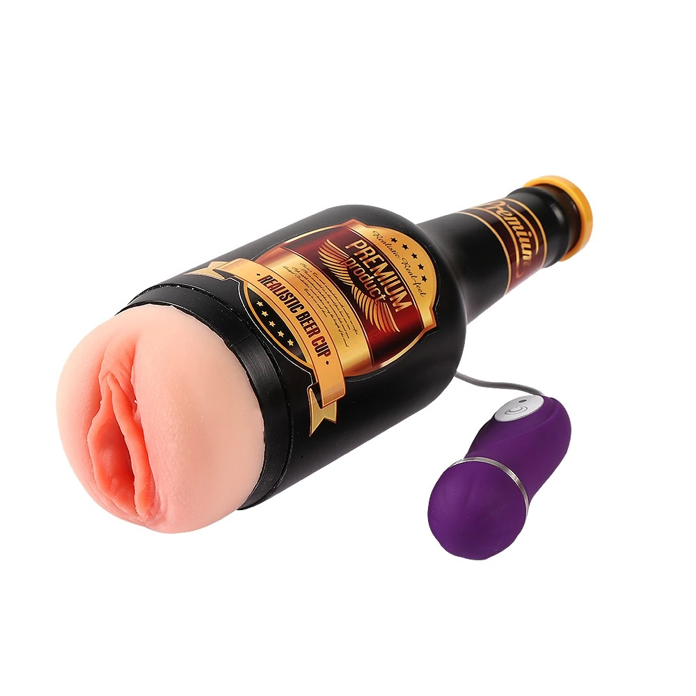 Nelly Saklaması Kolay Şişe Şeklinde Titreşimli Vajina Mastürbatör