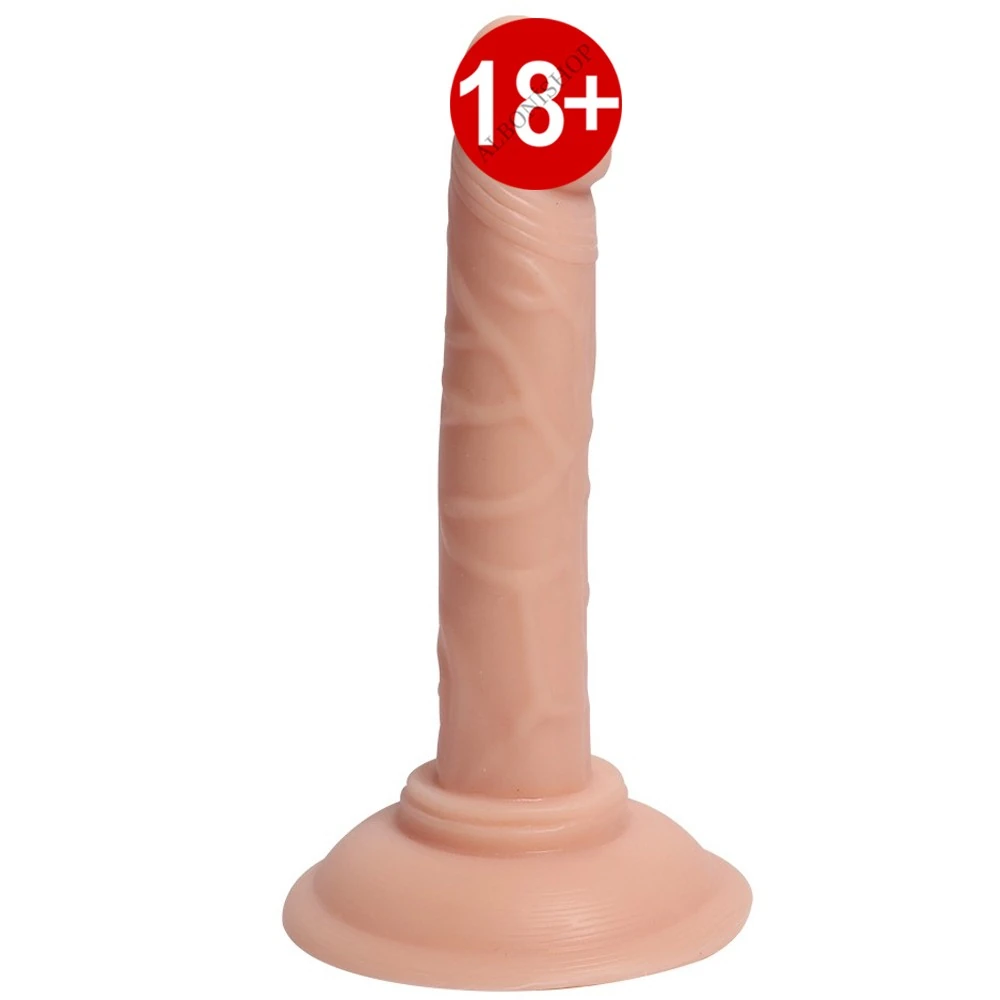 Dildo Series Anal ve Vajinal Yumuşak Dokulu 14 cm Realistik Penis