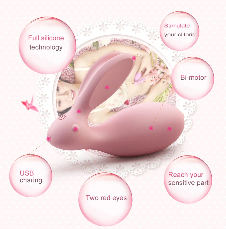 Wowyes 7C Kumandalı G-Bölgesi Uyarıcı Şarjlı 10 Modlu Titreşimli Tavşan Vibratör