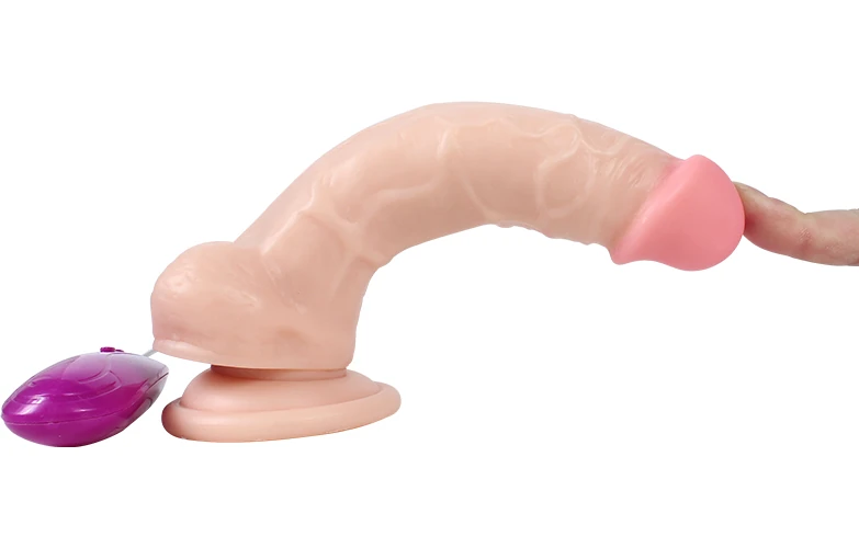 Dildo Series 18 Cm 10 Modlu Titreşimli Realistik Penis