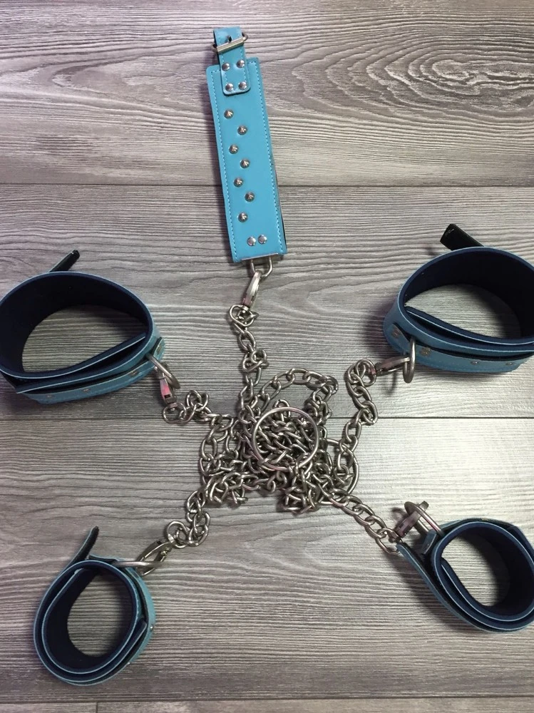 Tasmalı El Ve Ayak Kelepçesi Turkuaz