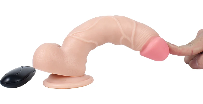 Dildo Series 19 Cm 10 Modlu Titreşimli Realistik Penis