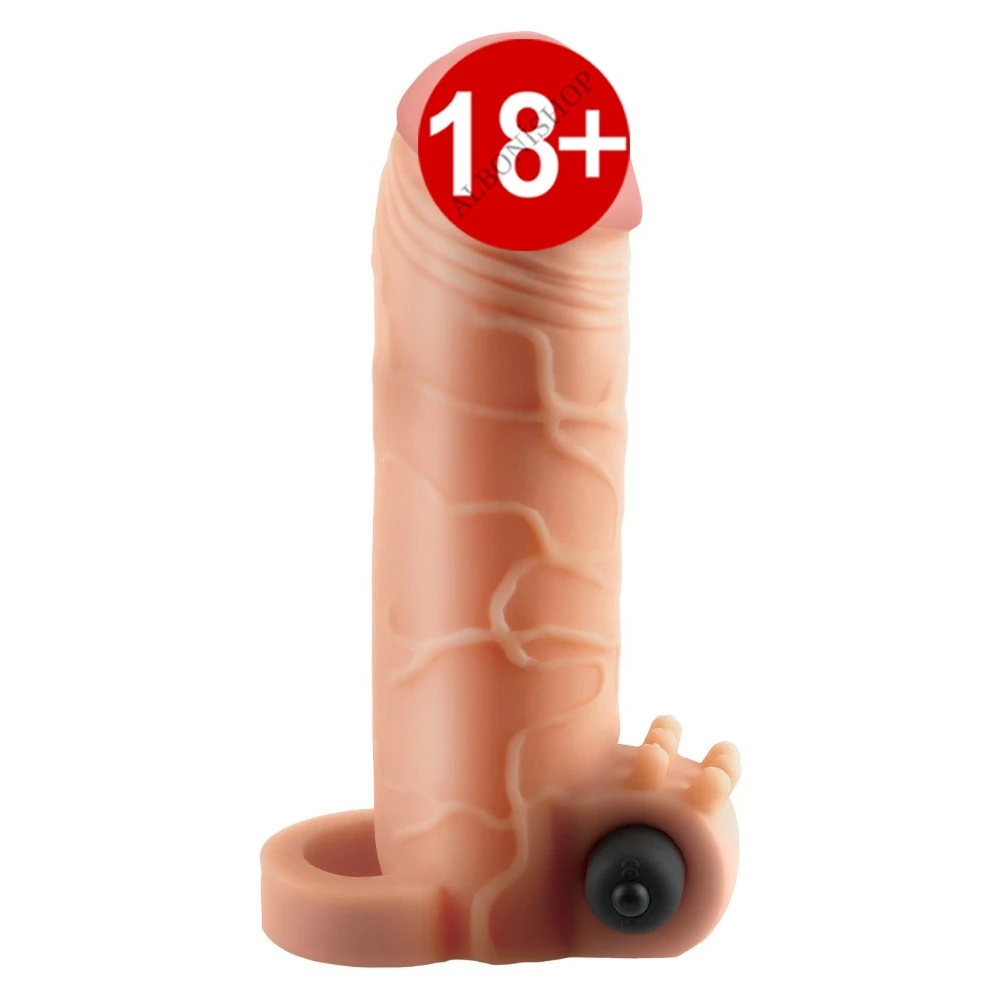 Fantasy X-Tensions Titreşimli Real Feel 2 Penis Kılıfı Made İn USA