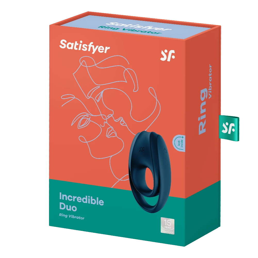 Satisfyer Incredible Duo 12 Modlu Şarjlı Su Geçirmez Penis Halkası