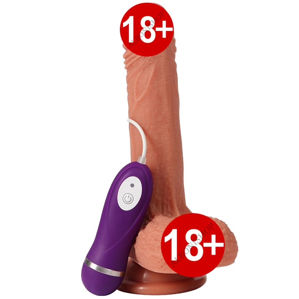 Crowley 18 Cm Çift Katmanlı 10 Fonksiyonlu Titreşimli Ultra Yumuşak Realistik Penis