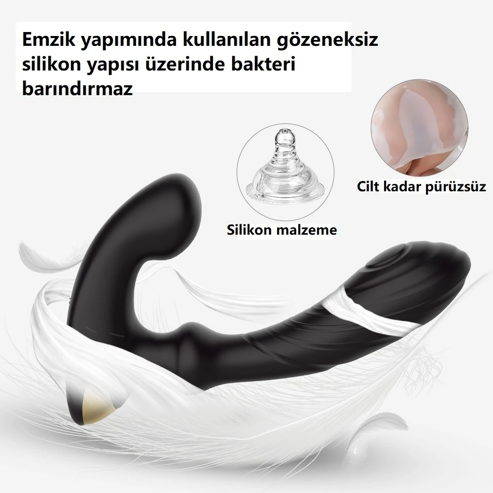 Raper 9 Fonksiyonlu Titreşimli Kumandalı Ayarlanabilir Açılı Anal ve Vajinal Vibratör
