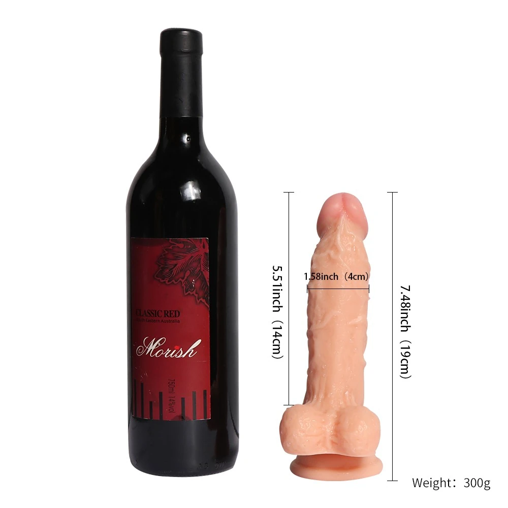 Dildo Series Gerçekci Damarlı Detaylı Esnek 17 Cm Realistik Penis