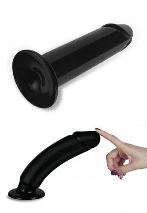 Anal Siyah 23 Cm Büyük Boy Dildo Plug