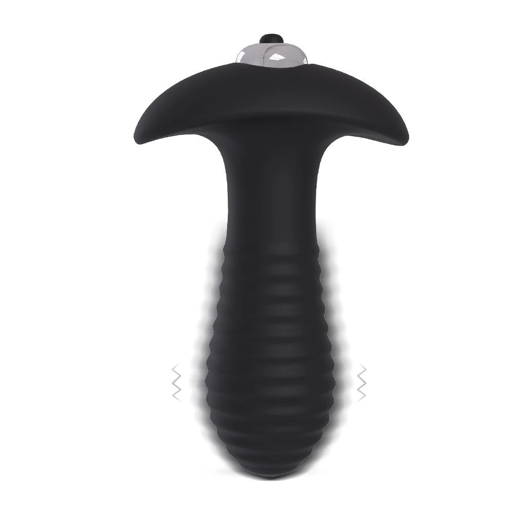 Spiral Ekstra Uyarıcı Gövde Tasarımlı  Titreşimli Anal Plug