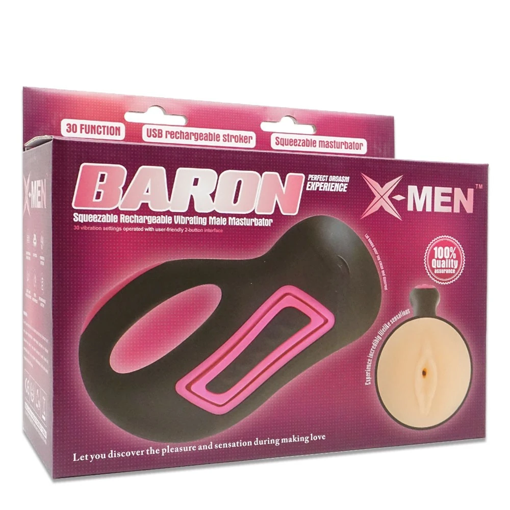 Man 30 Farklı Titreşim Moda Sahip Şarjlı Realistik Vajina Mastürbatör