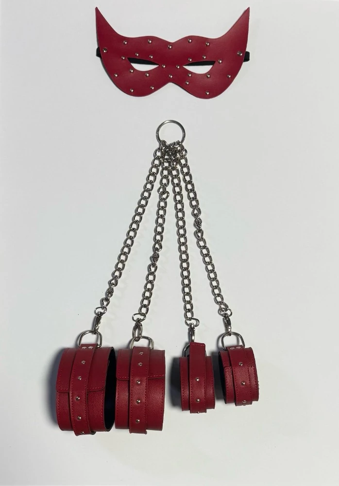 Kırmızı 2li Fetiş Seti