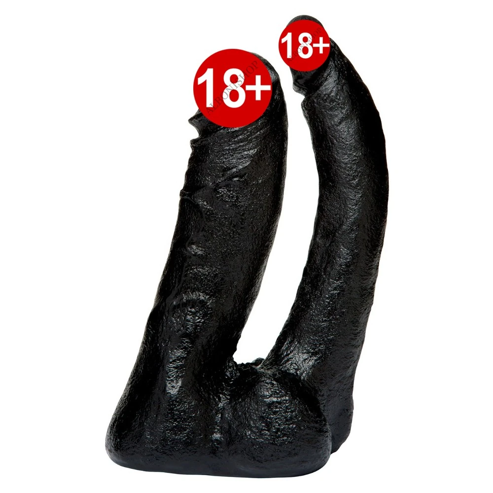 Doc Johson Code Black 6 İnch Double Siyah Realistik Penis Dildo