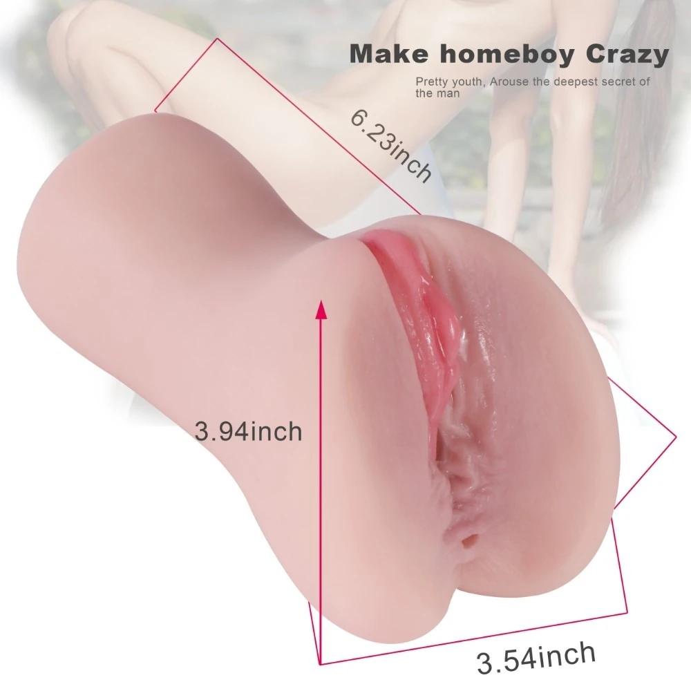 Süper Yumuşak Çift Girişli Titreşimli Anal ve Vajinal Mastürbatör