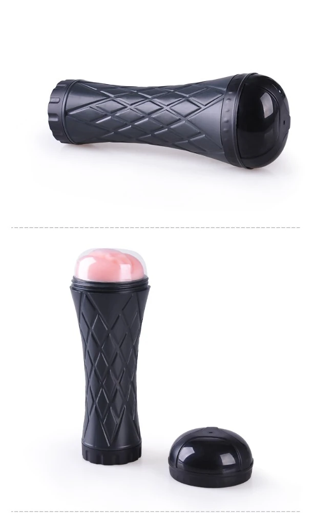 Fener Tipi İçi Tırtıklı Realistik Vajina Mastürbatör