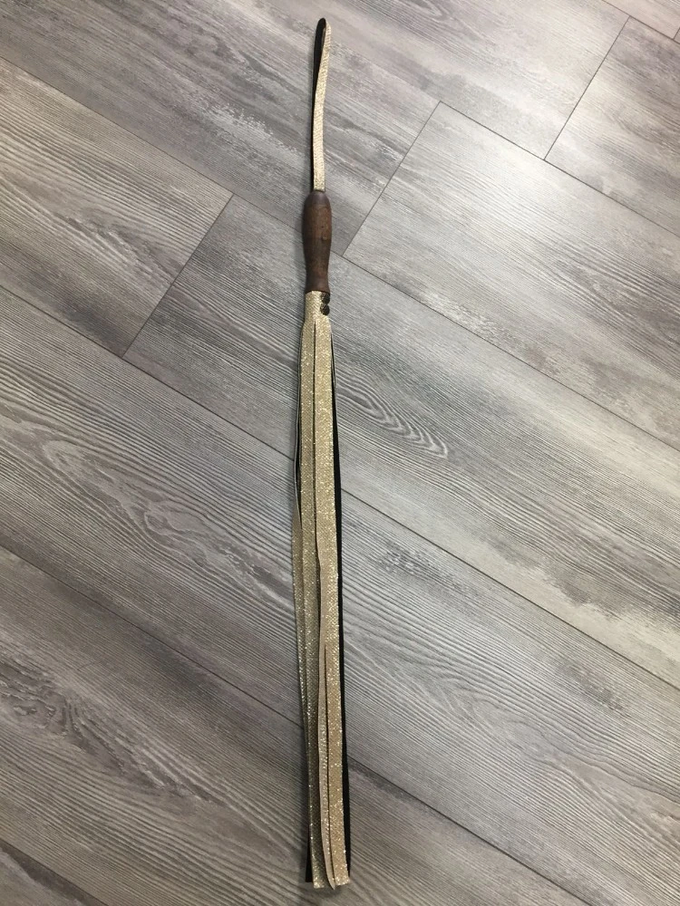 Simli Altın Sarısı Kırbaç