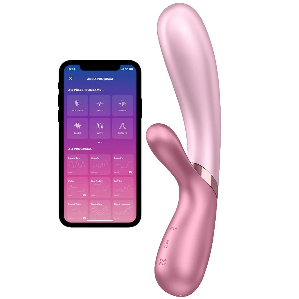 Satifyer Hot Lover G-Bölgesi ve Klitoris Uyarıcı Telefon Kontrollü Isıtmalı Vibratör