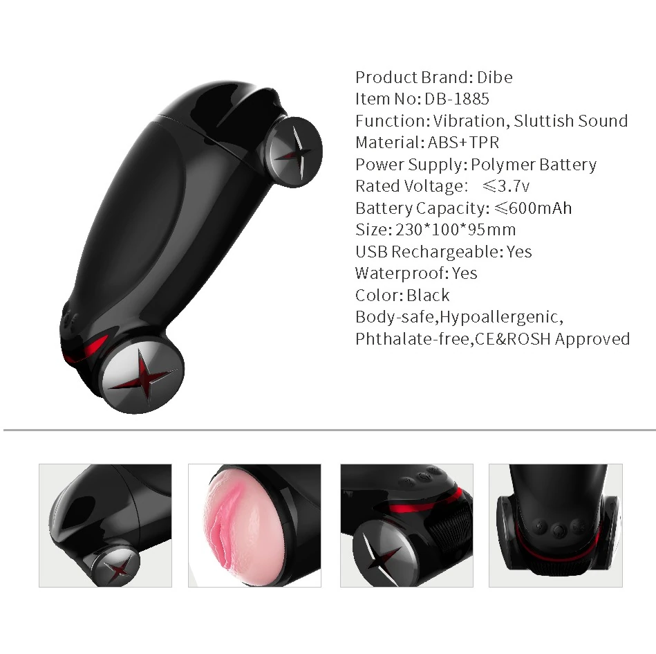 Ferrady Dönebilen Akıllı İnleme Sesi Otomatik Mastürbatör Vajina