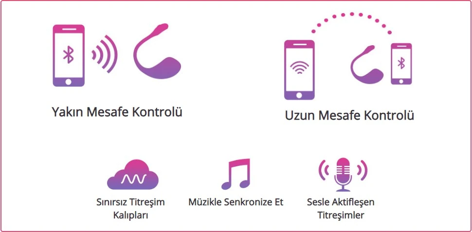 Lovense Lush 2.0 Yeni Nesil Telefon&Tablet Kontrol Vibratör