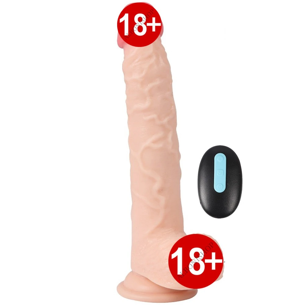 Jeff Swaying Uzaktan Kumandalı 10 Modlu Titreşimli 23 Cm Realistik Penis