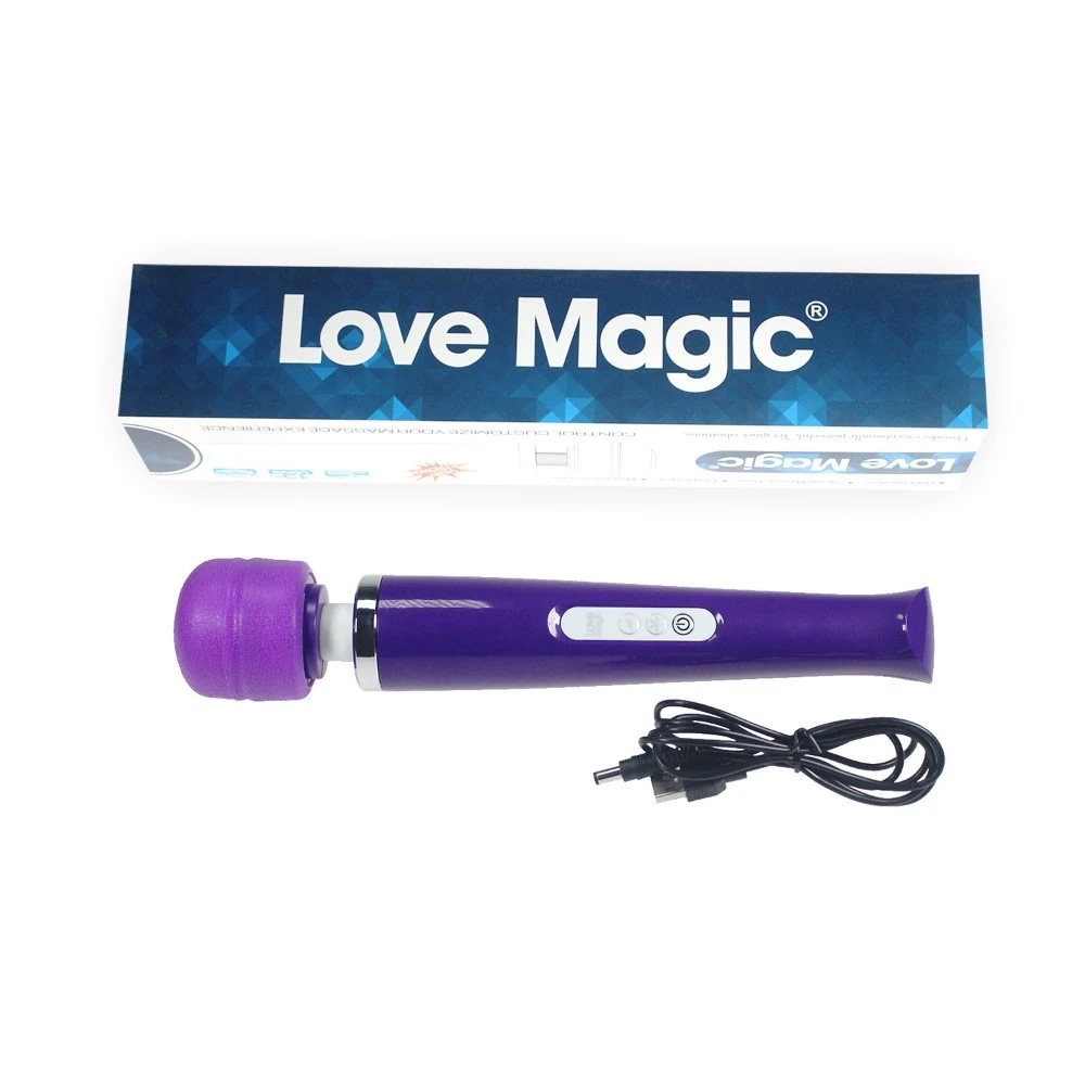 Magic Wand 20 Hızlı Şarjlı Mor Masaj ve Orgazm Vibratör