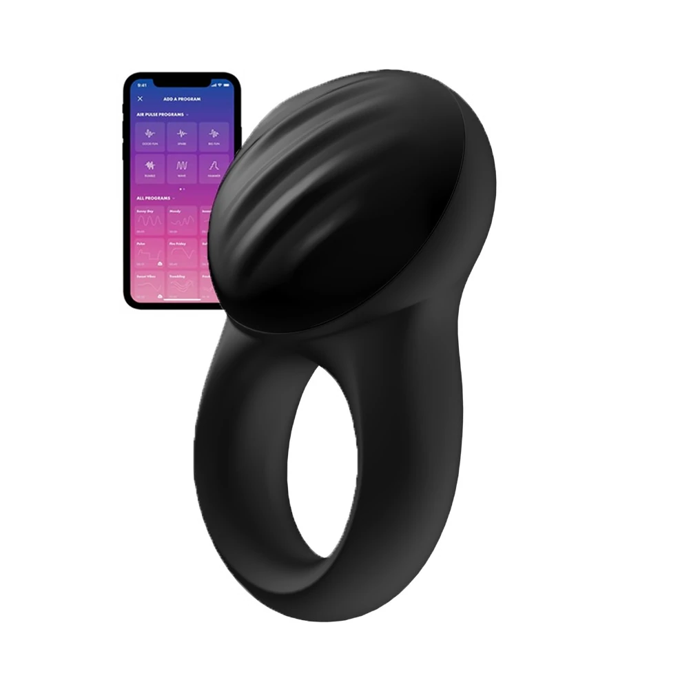 Satisfyer Signet Ring Telefon Kontrol Şarjlı Penis Halkası