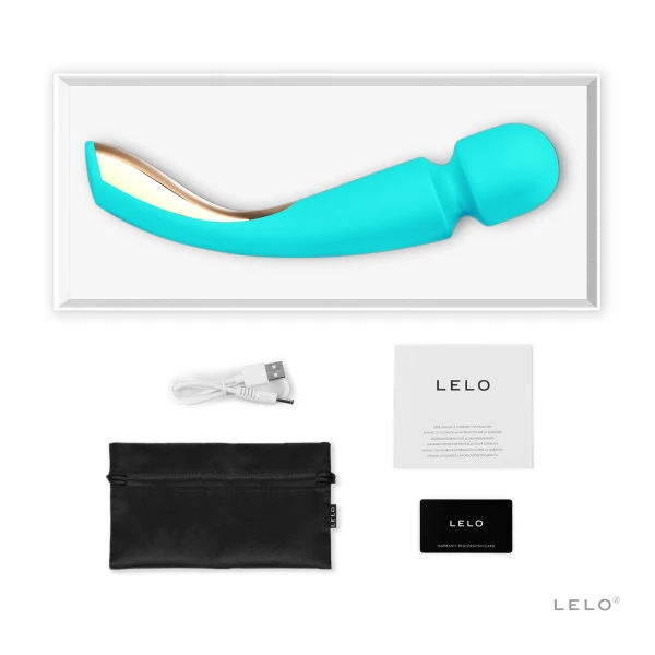 Lelo Smart Wand 2 Large Aqua Akıllı Sensörlü Çok Yönlü Büyük Boy Masaj Aleti