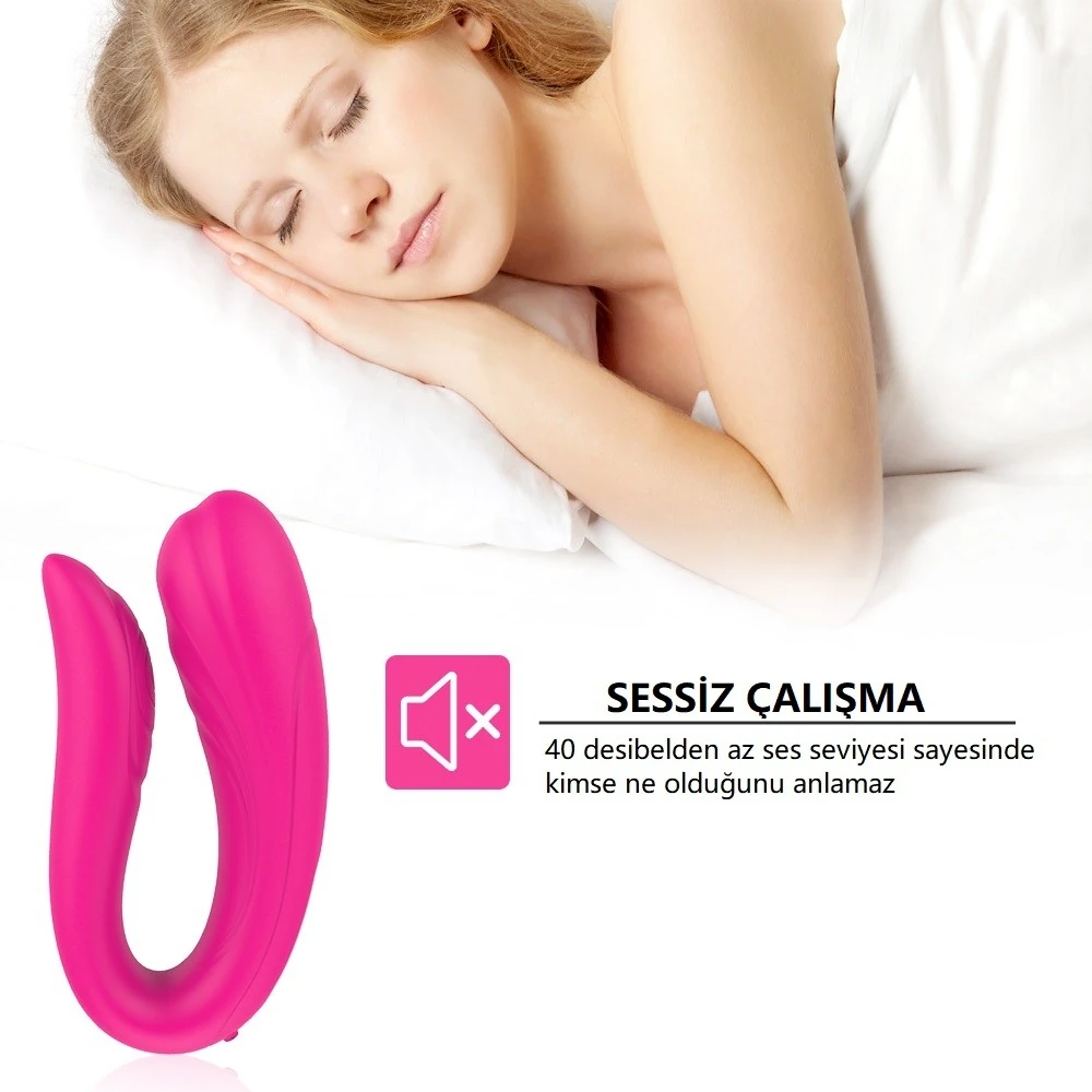 9 Fonksiyonlu Titreşimli Kumandalı Giyilebilen G-Noktası ve Klitoris Vibratör
