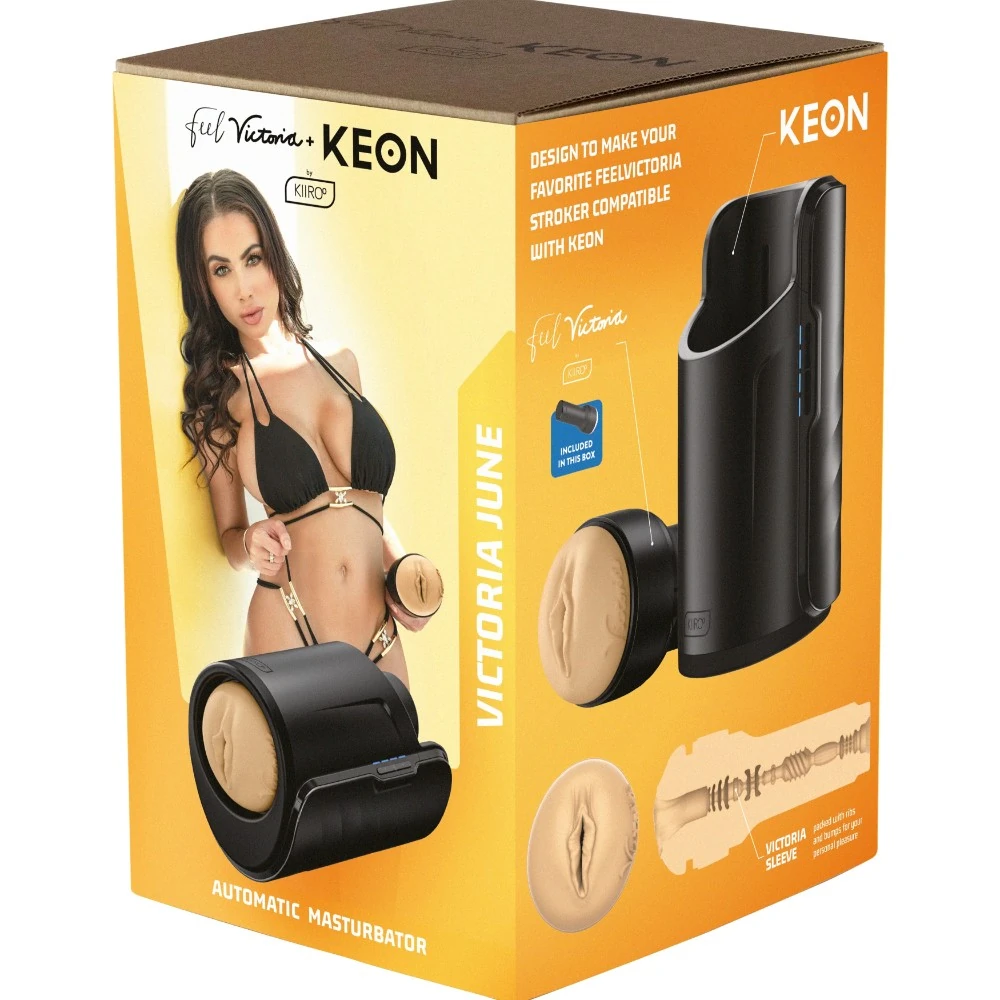 Kiiroo Keon Combo Set Victoria June(Vajina) Hisset İnteraktif Mastürbatör