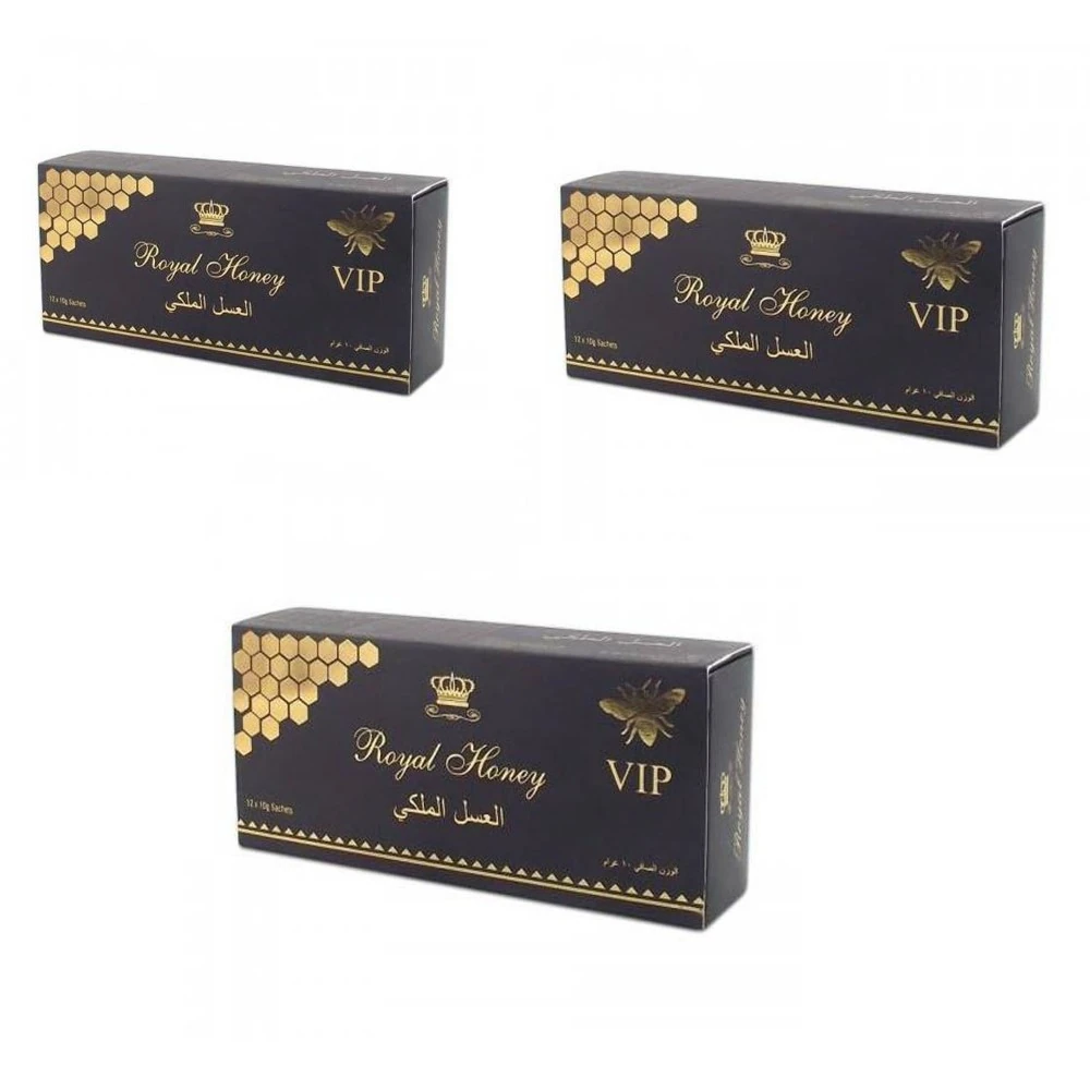 Black Man Royal Honey 12x10 Gr Erkeklere Özel Bal 3lü Set