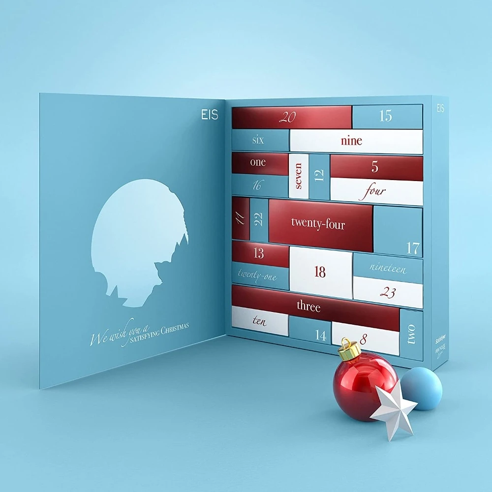 Satisfyer Deluxe 2021 Bekarlar ve Çiftler için 24 Adet Erotik Noel Oyuncak Seti