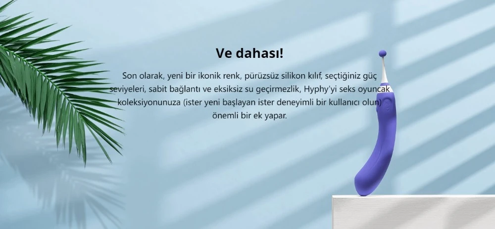 Lovense Hyphy Telefon Uyumlu Çift Taraflı Vibratör