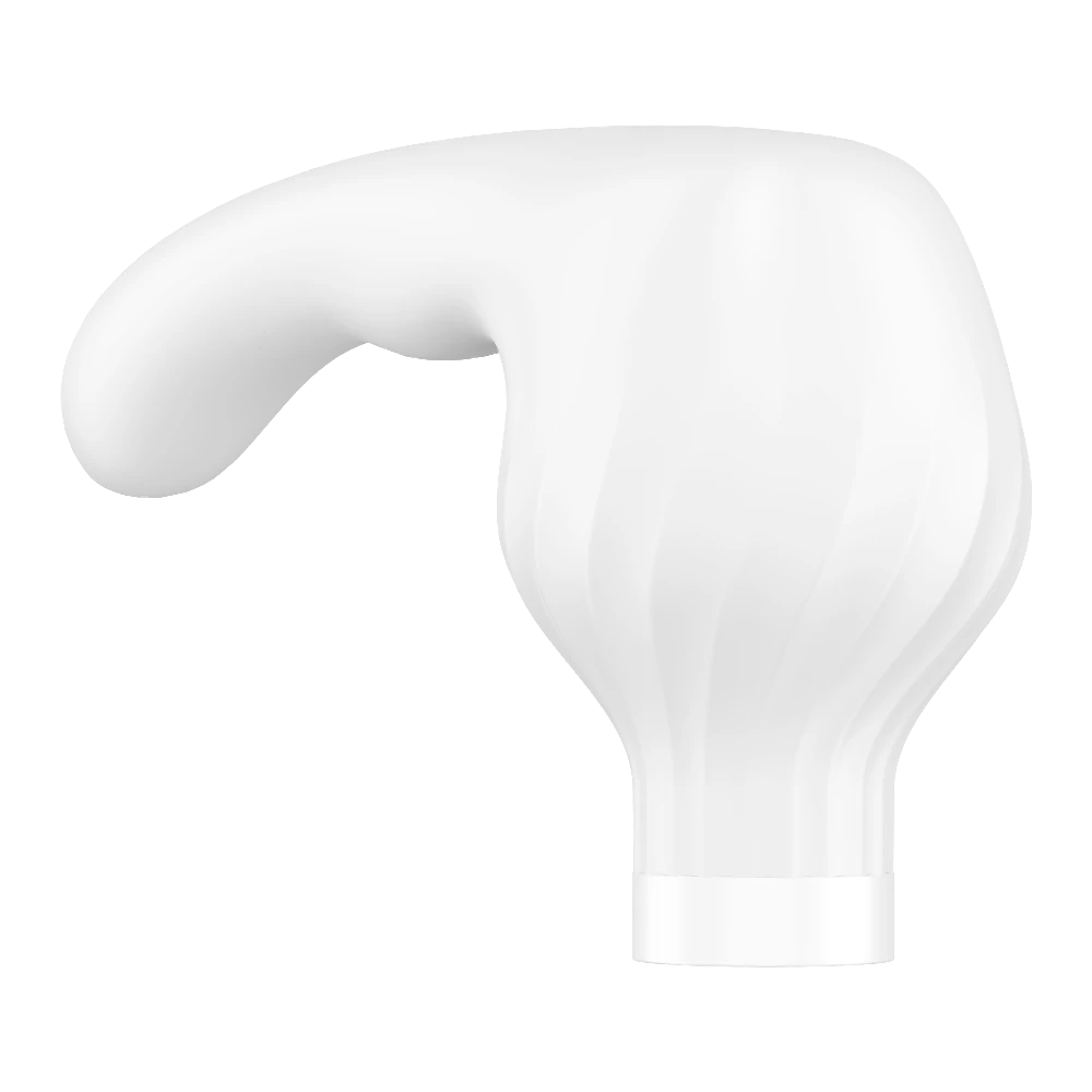 Satisfyer Double Wand-er Connect White App Kontrollü Ekstra Başlıklı Güçlü Titreşimli Masaj Aleti Vibratör