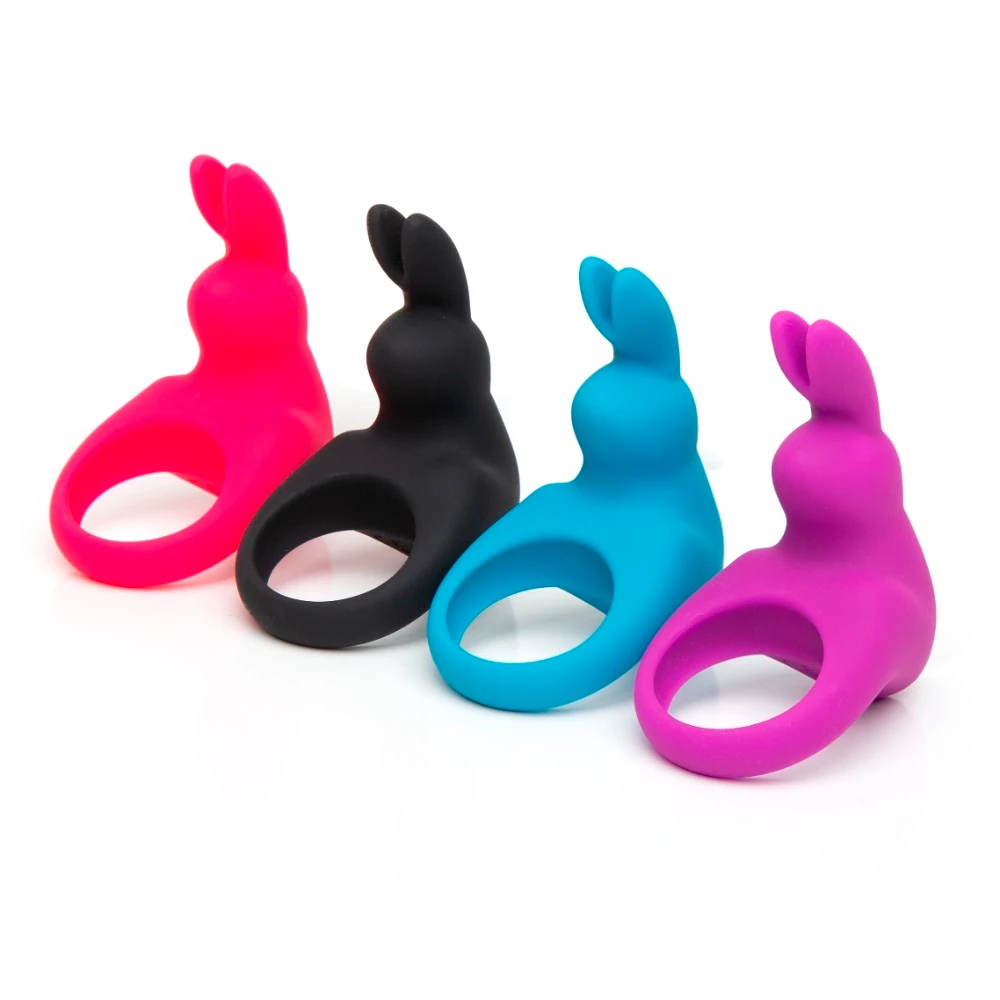 Happy Rabbit - Cock Ring Klitoris Uyarıcı Titreşimli Mavi Penis Halkası