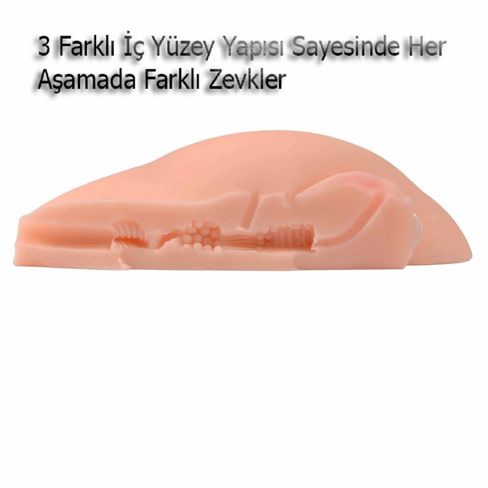 Dora Loves Titreşimli Anal ve Vajinal Kullanılabilen Mastürbatör