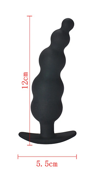 Silikon Boğumlu 12 Cm Anal Plug