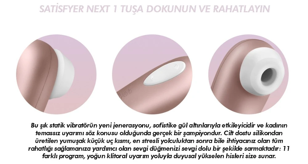 Satisfyer 1 Next Generation Klitoral Smilasyon Vibratörü