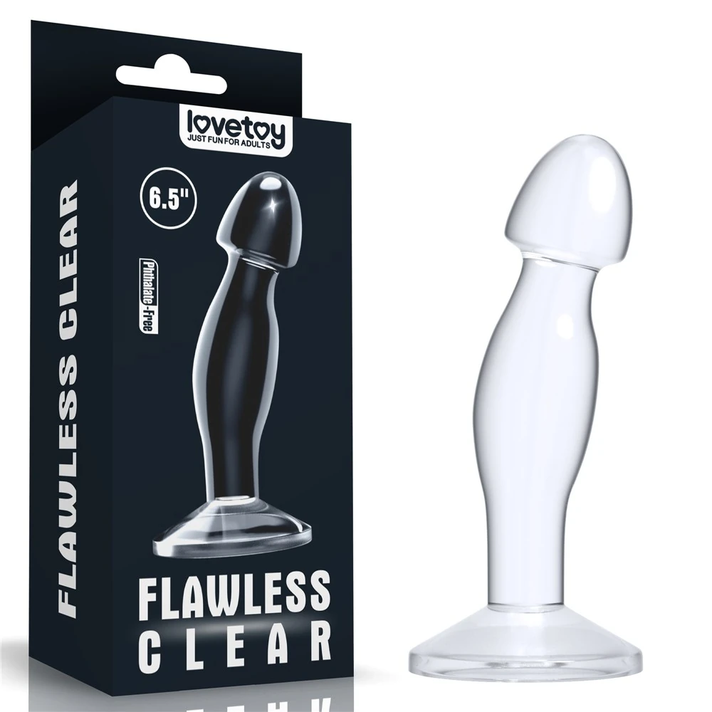 Lovetoy Flawless Clear 16 Cm Jel Dokulu Prostat Plug