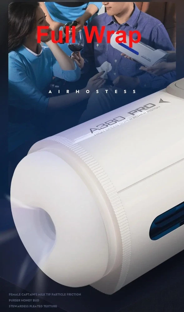 Leten A380 Pro Otomatik 10 Modlu İleri Geri Hareketli Sesli ve Isınabilen Mastürbatör