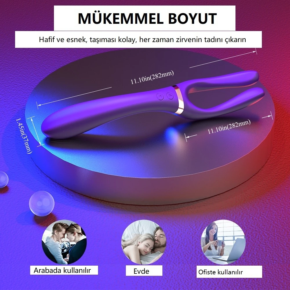 Cersei 9 Modlu Titreşimli Çift Tarafıda Kullanılabilen Fonksiyonel Vibratör