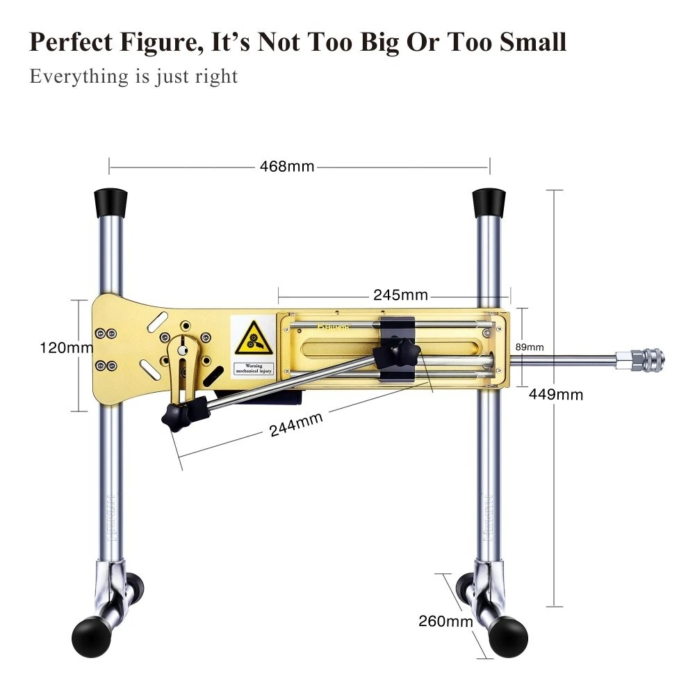 Hismith Premium Seks Makinesi Uzaktan Kumanda ve Telefon Kontrollü