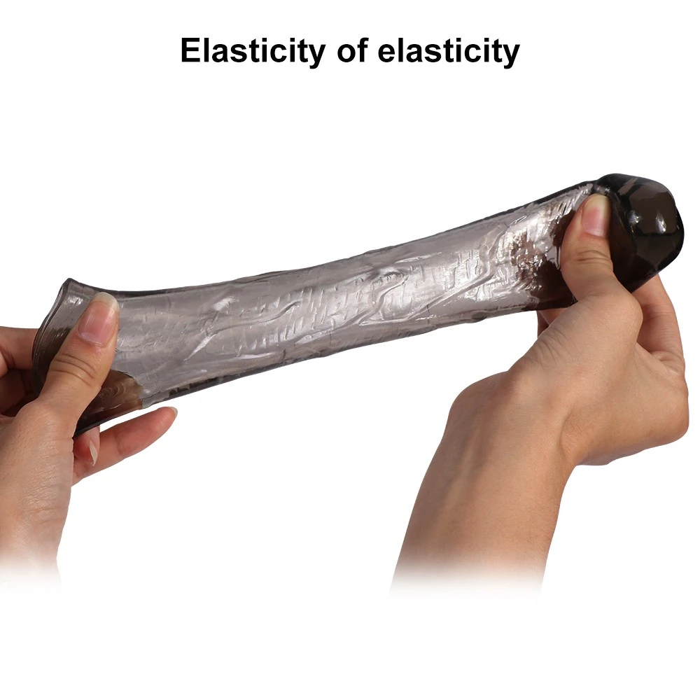 3 Farklı Boyda Özel Gerçekci Yumuşak Dokuya Sahip Harika Penis Kılıfı Seti