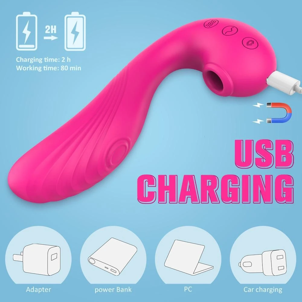 Angels Wıngs 9 Farklı Titreşim Ve Emiş Modlu G-spot Vibratör