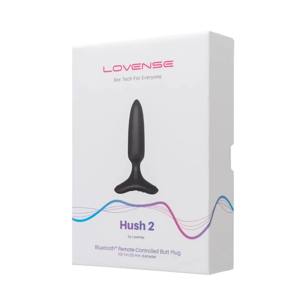 Lovense Hush 2 Akıllı Telefon Kontrollü 1 İnch Anal Plug