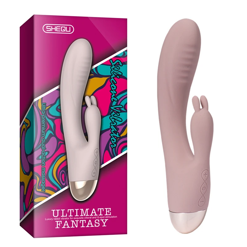 10 Farklı Titreşim Modlu Pürüzsüz Silikon Titreşimli Tavşan Vibratör