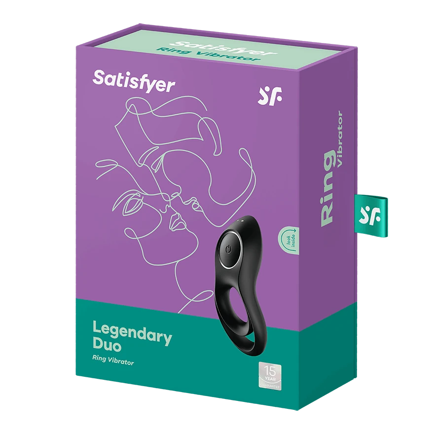 Satisfyer Legendary Duo 12 Modlu Titreşimli Şarjlı Su Geçirmez Penis Halkası