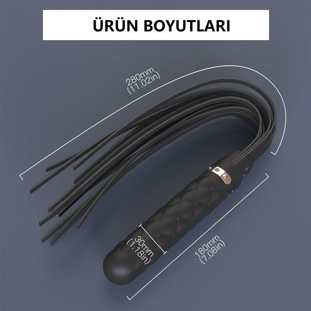 Bloody Mary Kırbaç&Güçlü Titreşimli Şarjlı Vibratör