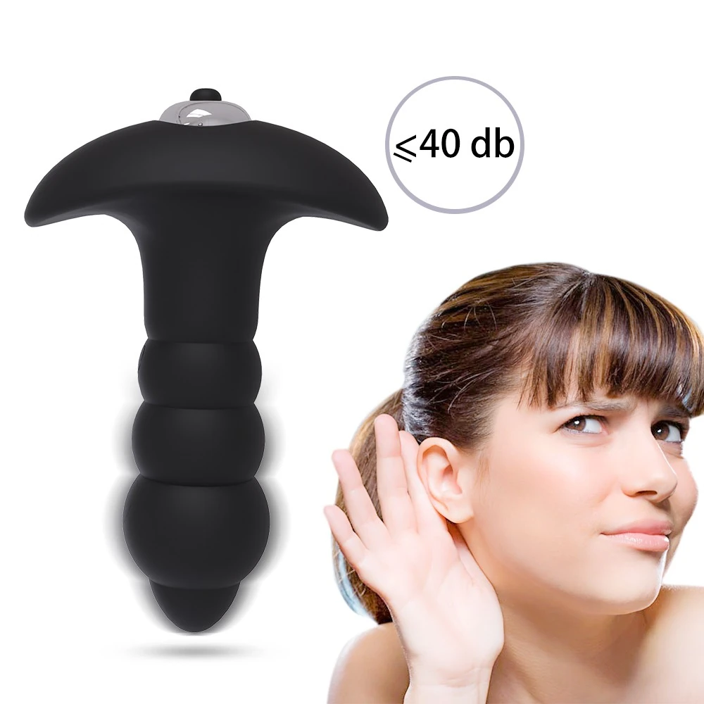 Bubble Kabarcık Desenli Titreşimli Silikon Anal Plug