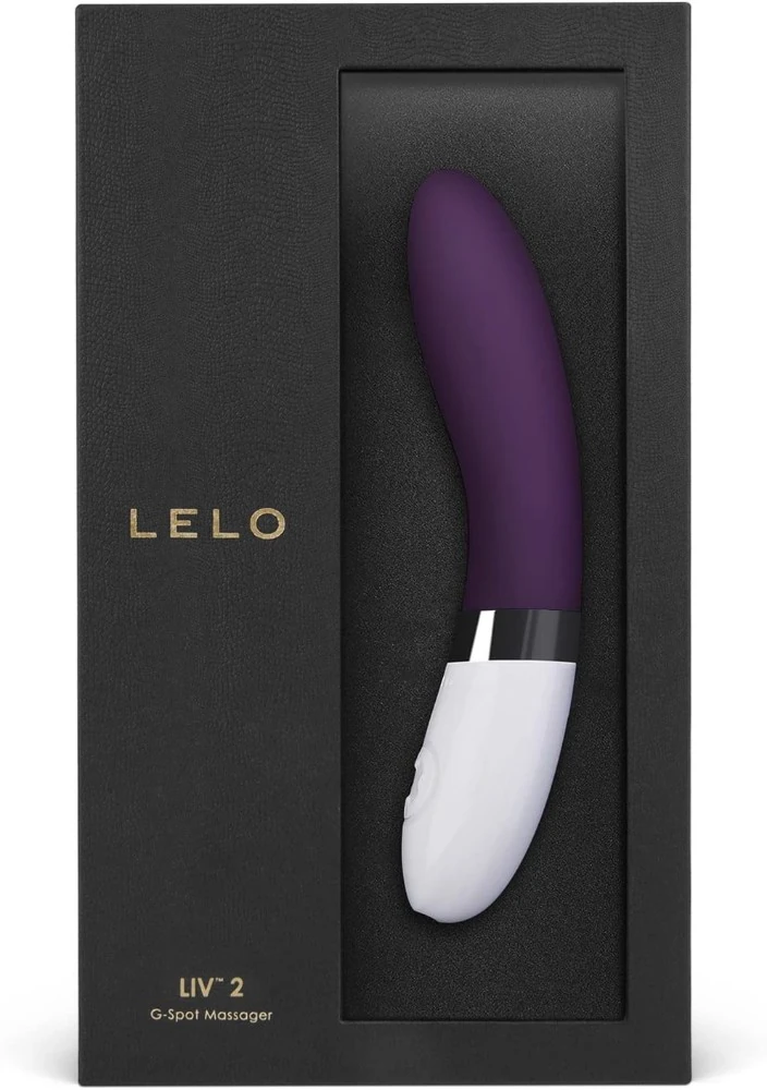 Lelo Liv 2 Plum G-Bölgesi & Klitoris Masaj Vibratör