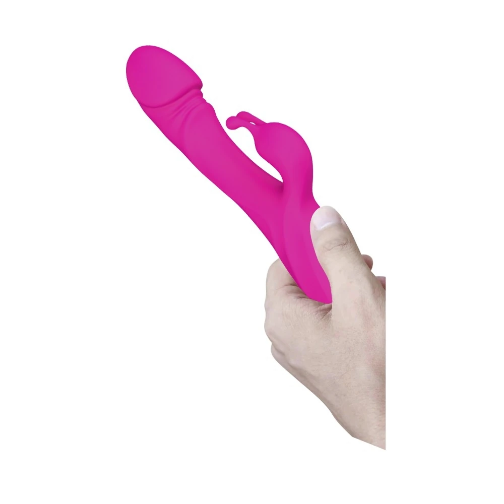 G Bölgesi ve Klitoris Özel 10 Modlu Titreşimli Şarjlı Su Geçirmez Mor Vibratör