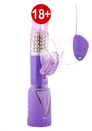 Ph Dönebilen Pretty Papıllon Mor  Rabbit Vibratör